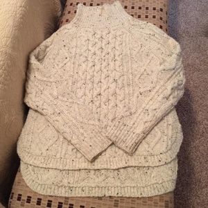 Madewell Shirttail Turtleneck Sweater